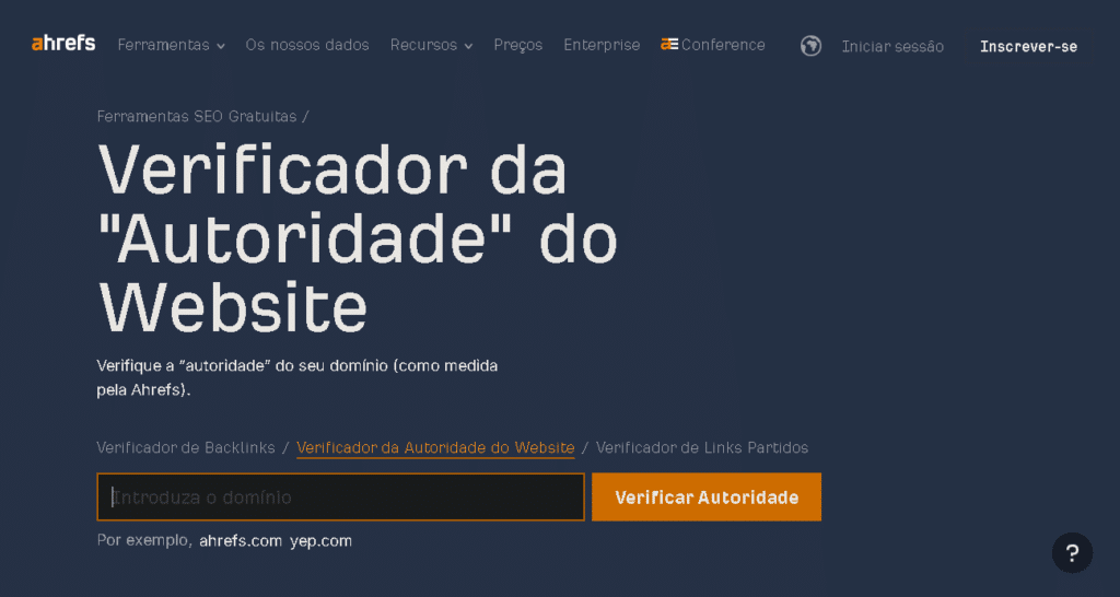 Ahref: um das formas de como verificar a autoridade do meu site